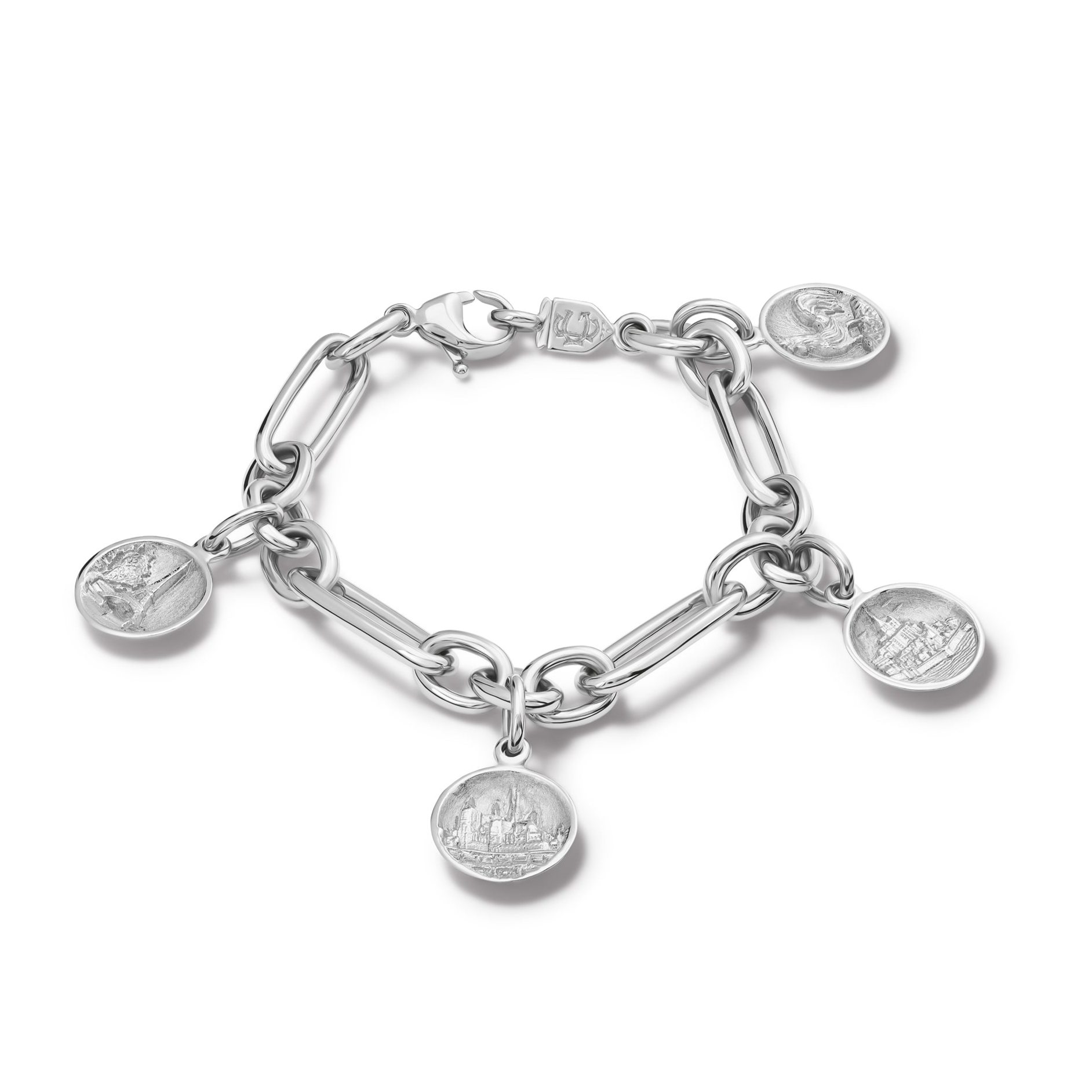 Charm Bracelet sterling silver sale with charms