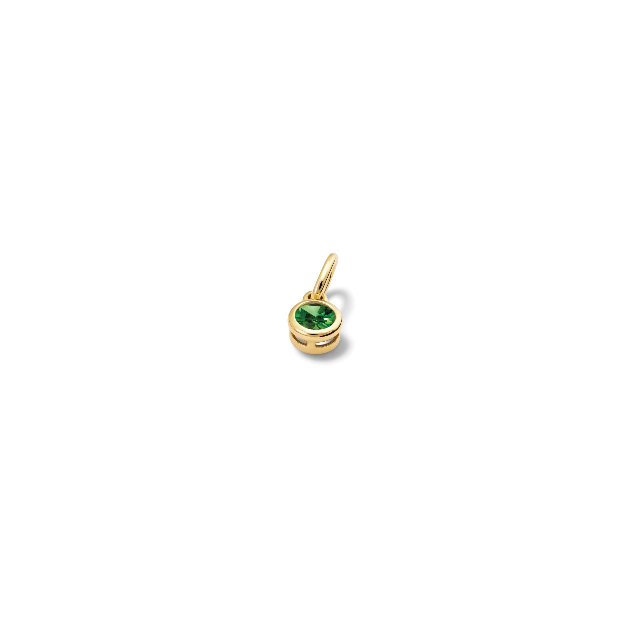 Talya Necklace Pendant Yellow Gold - Chrome Diopside