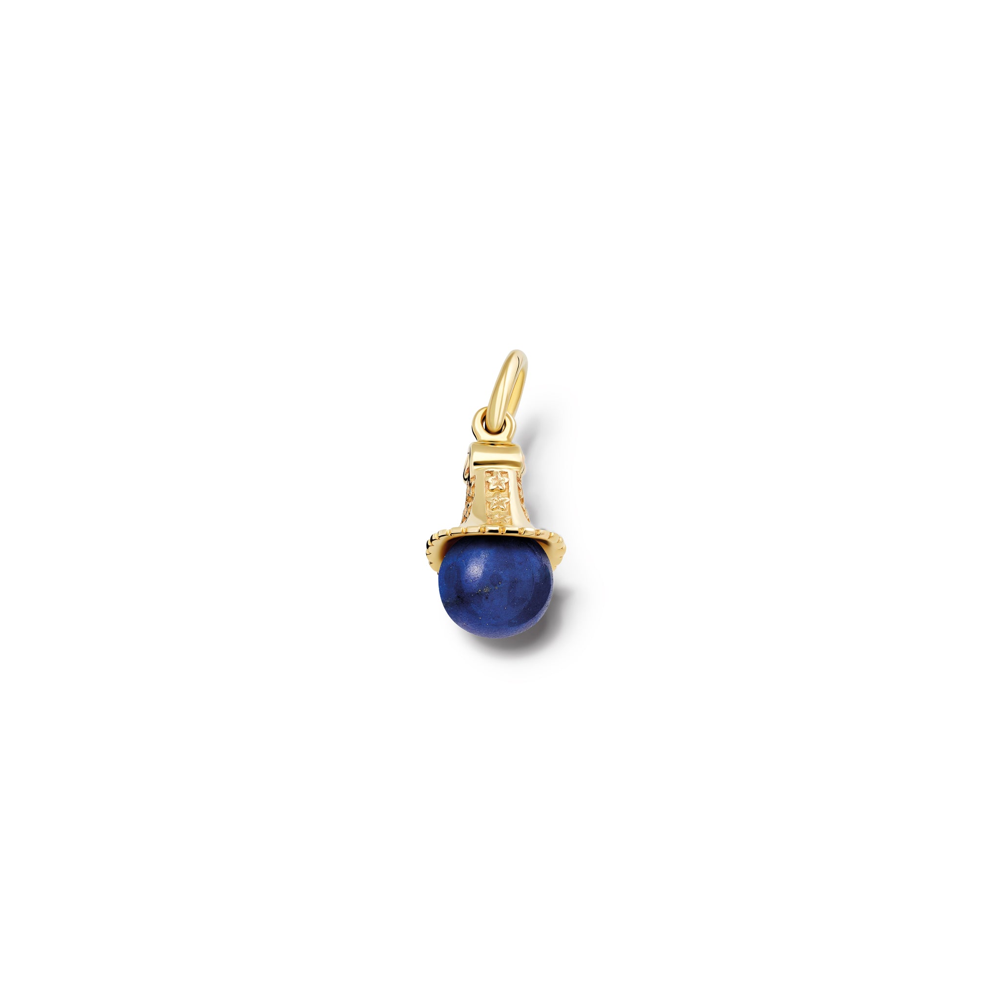 Fouquet Necklace Pendant Yellow Gold - Lapis Lazuli