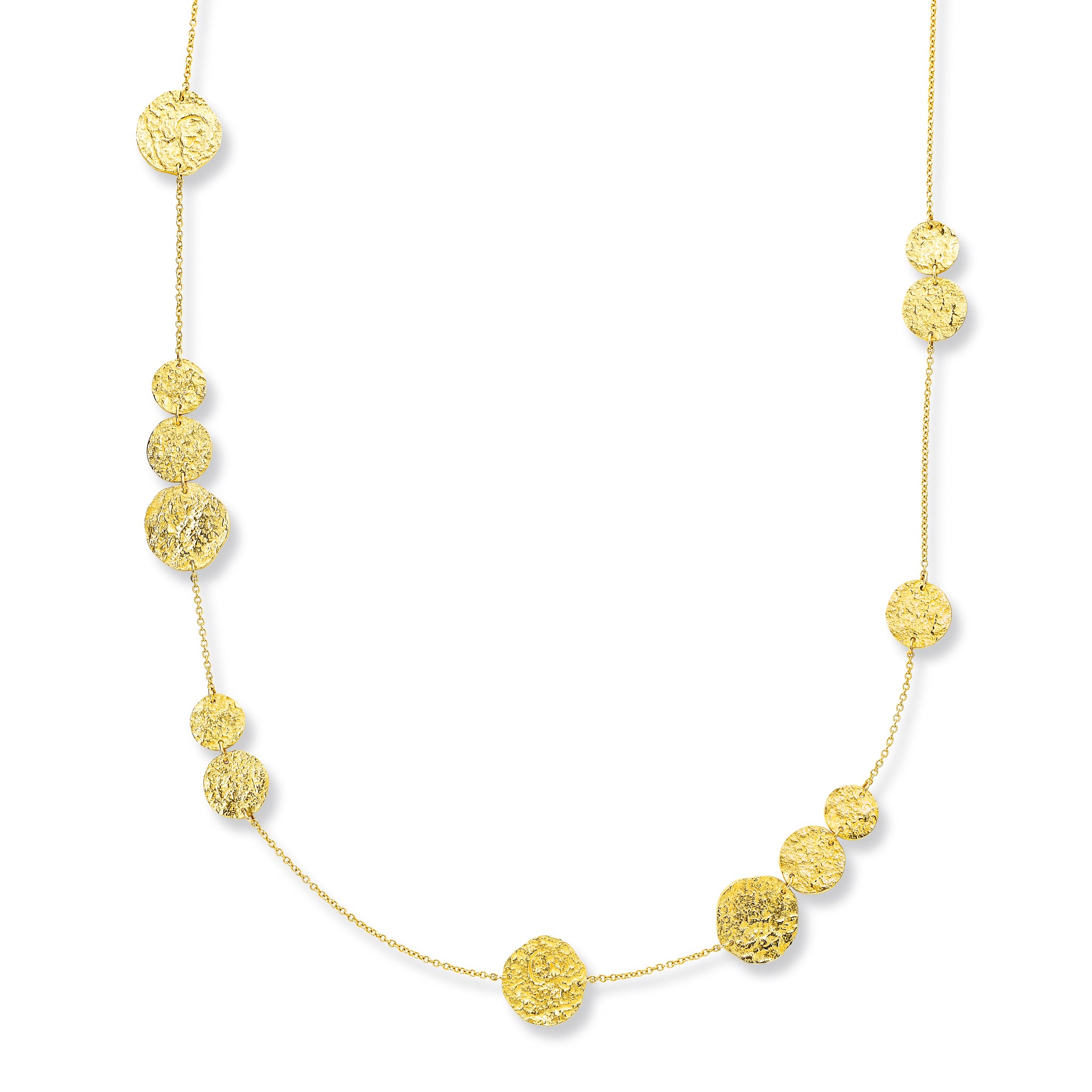 Tortilla Necklace Yellow Gold