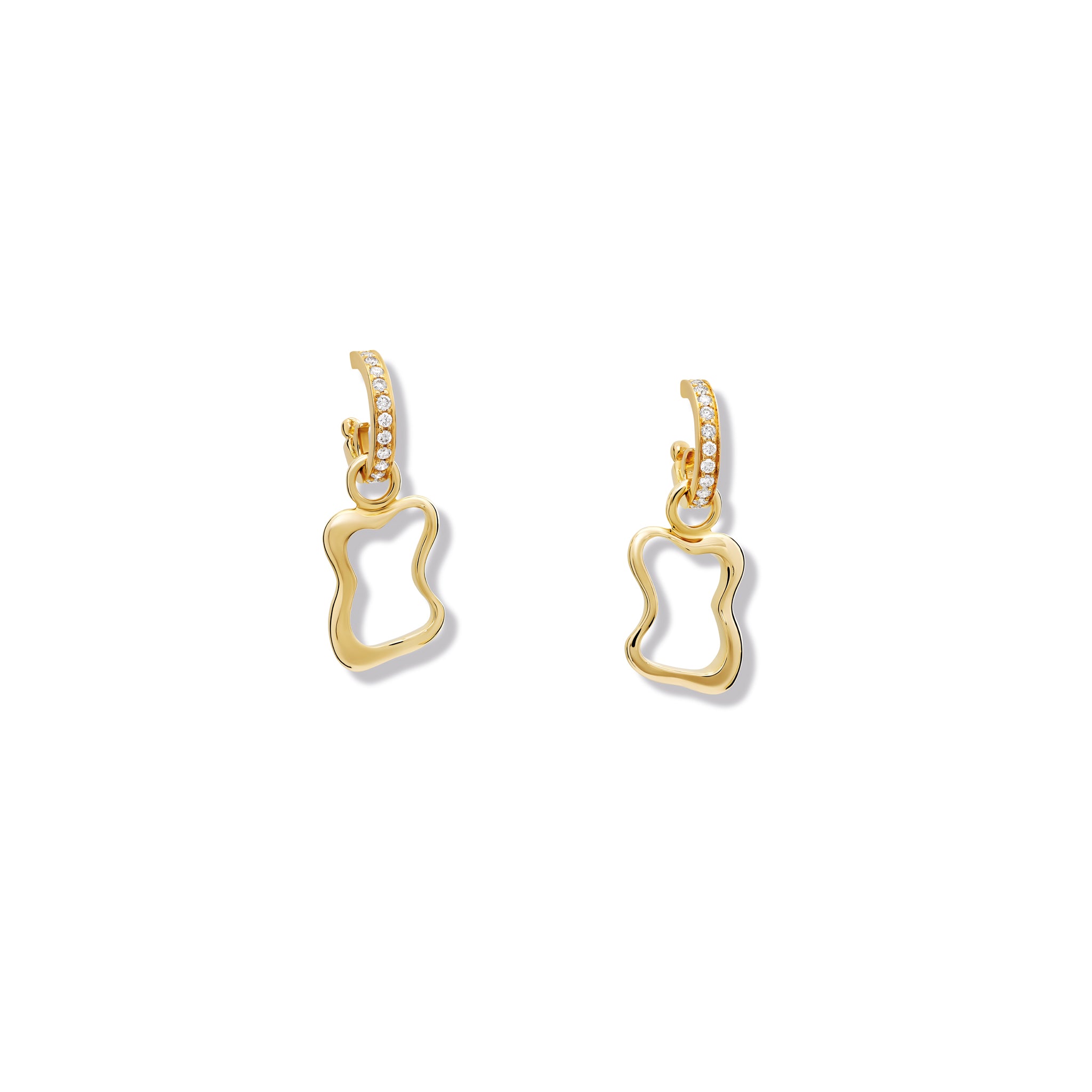 Pâtisserie Small Earring Drops Yellow Gold