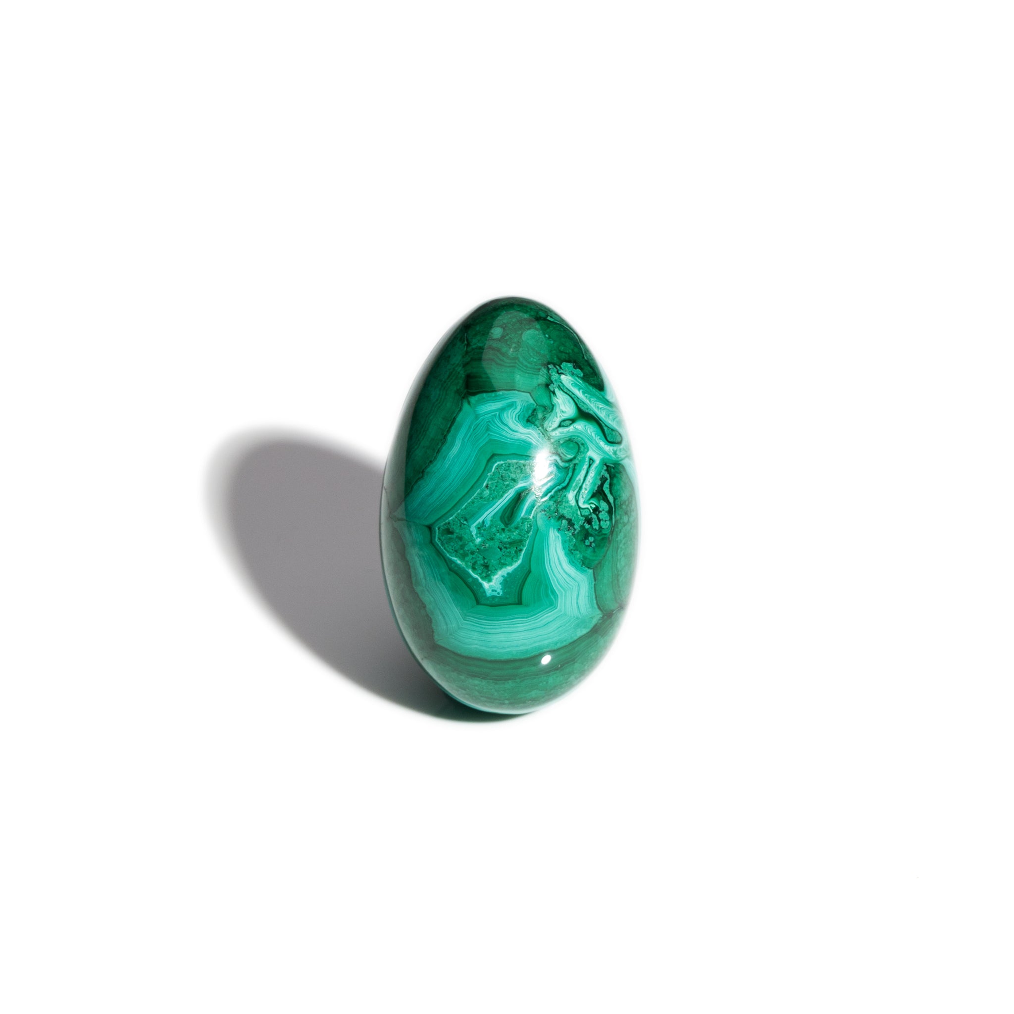 Gemstone Egg - Malachite