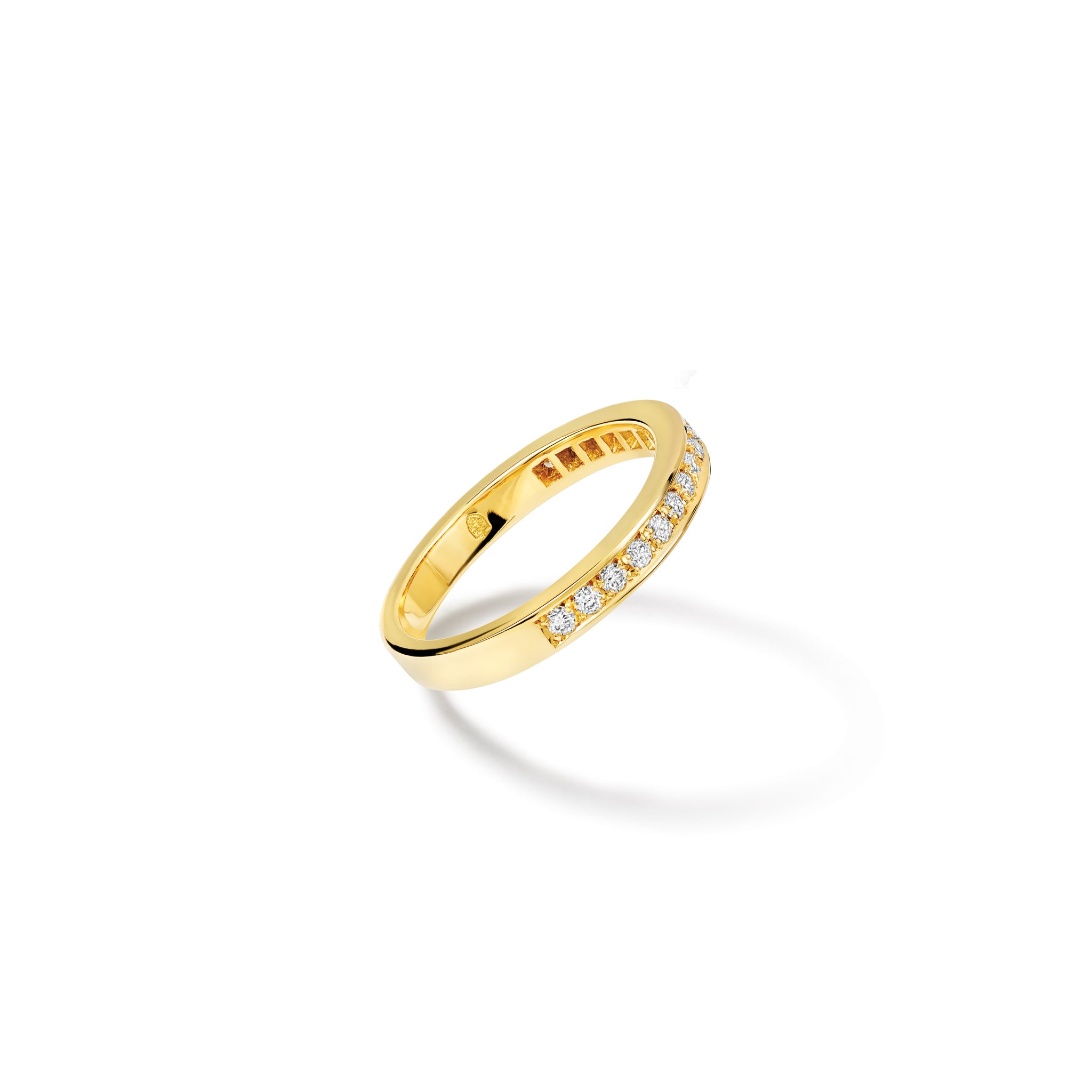 Aeternitas Etoile Half Eternity Ring 18ct Yellow Gold - Diamond