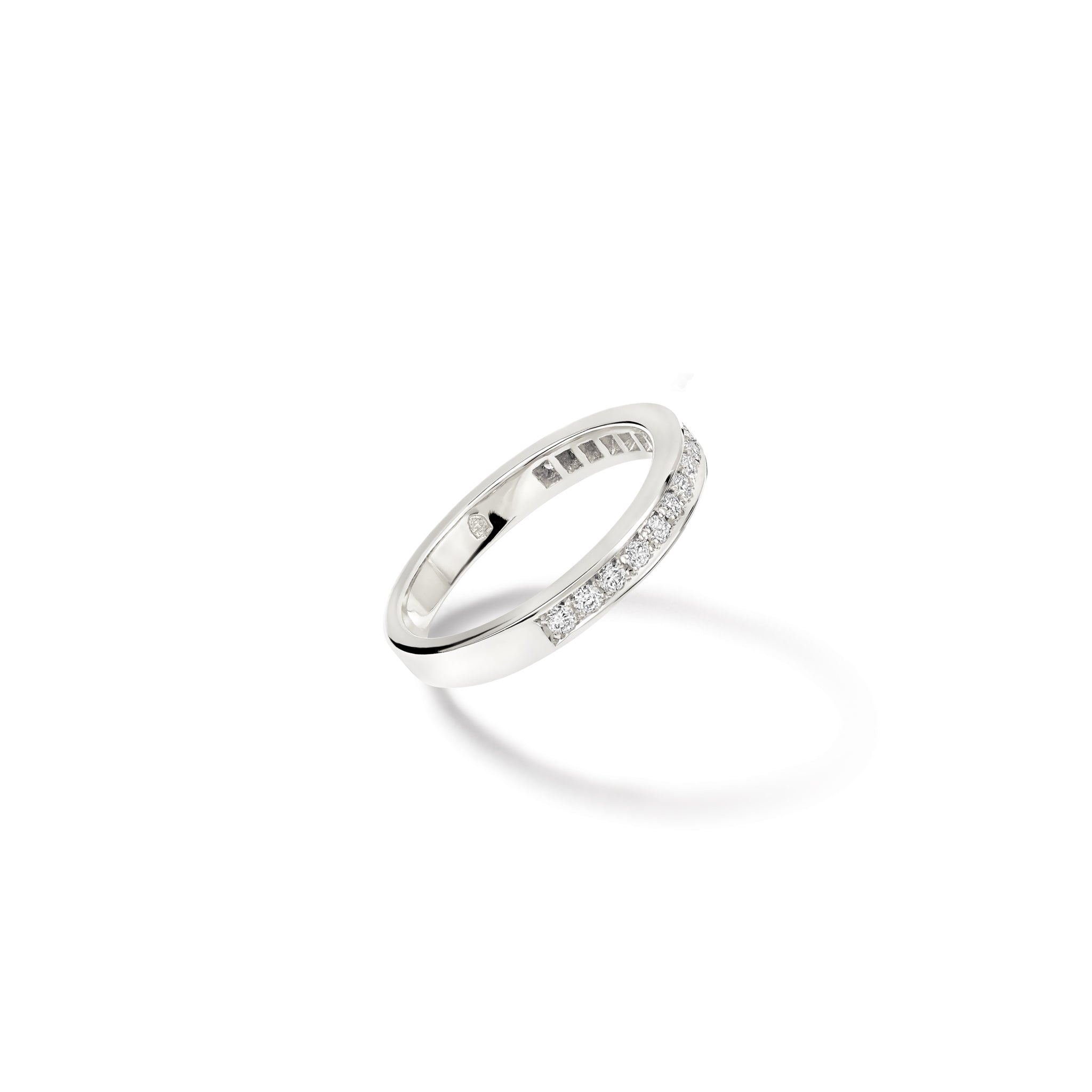 Aeternitas Etoile Half Eternity Ring 18ct White Gold - Diamond