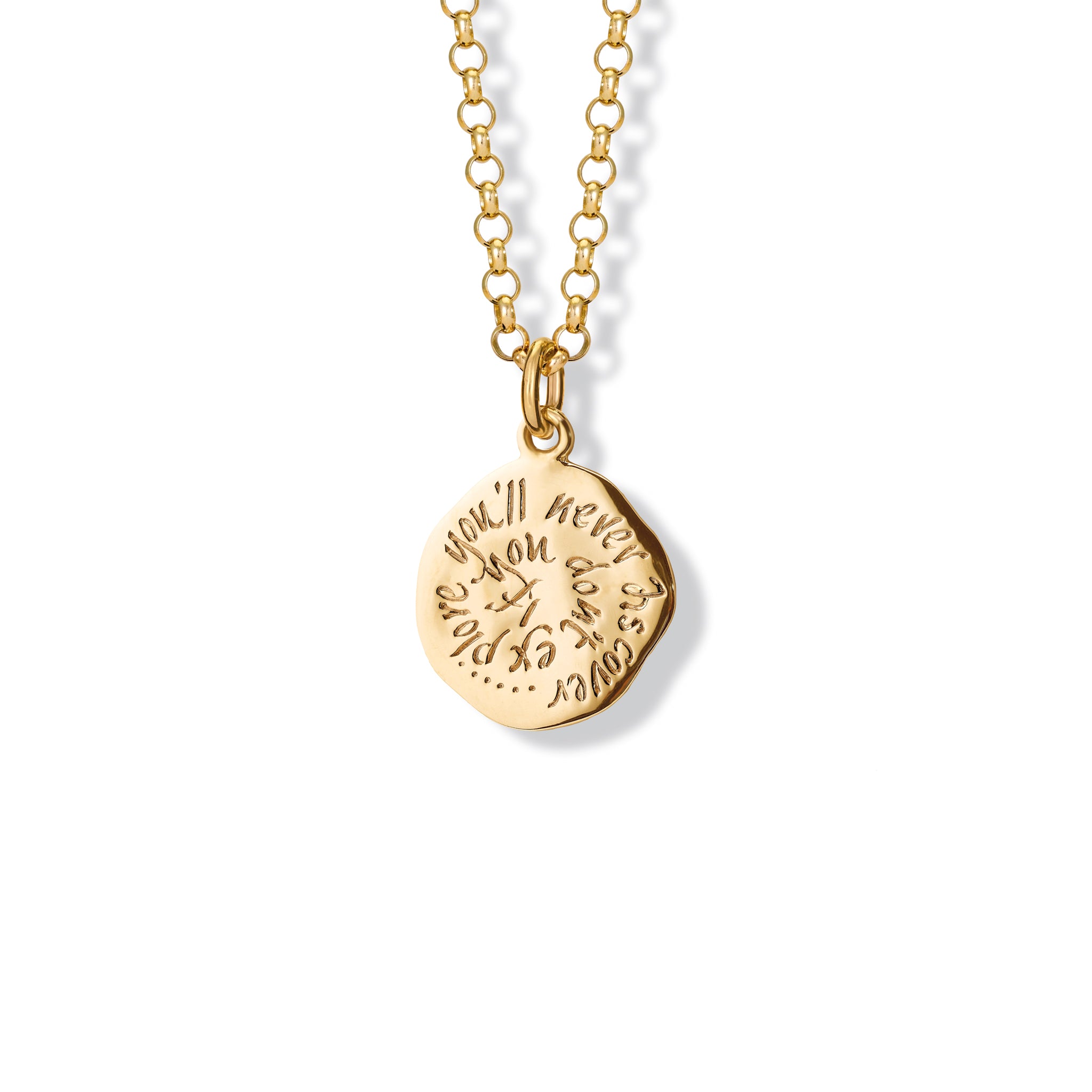 If You Don't Quote Pendant 18ct Yellow Gold