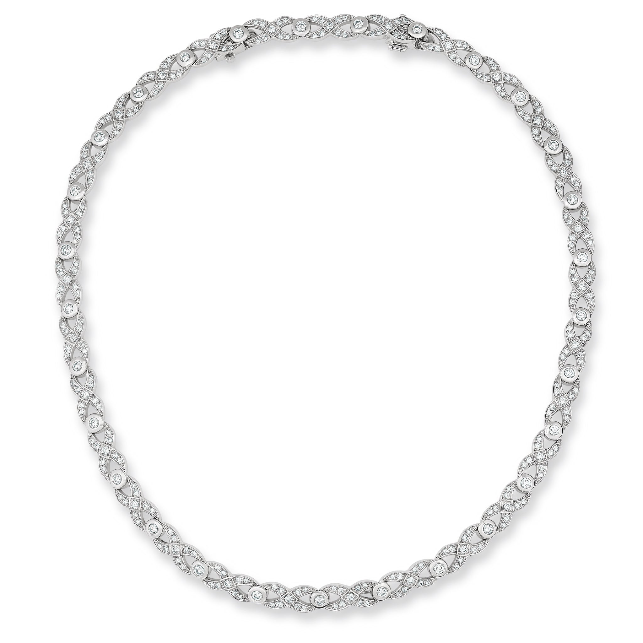 Topkapi One Necklace 18ct White Gold - Diamond