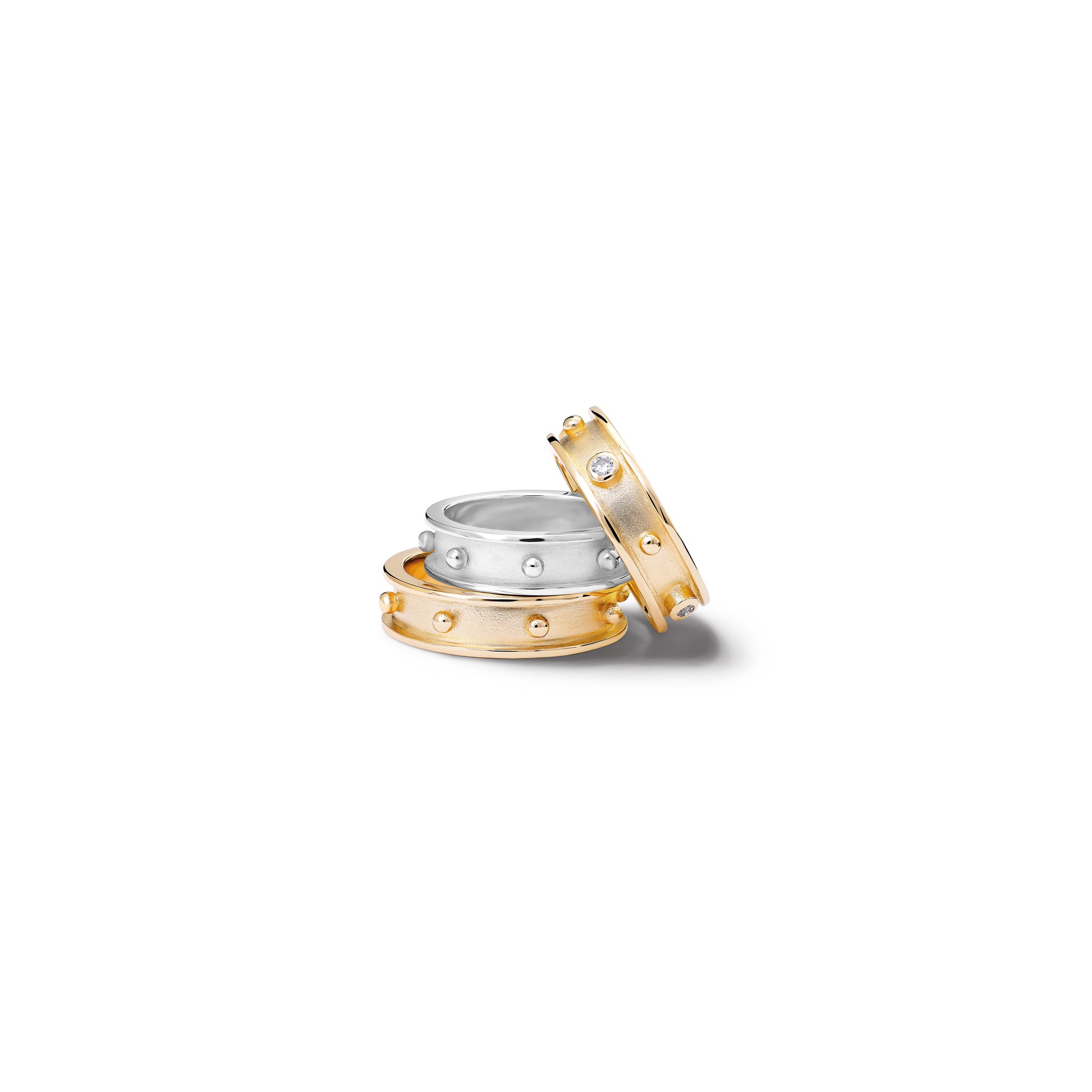 Decimus Ring Yellow Gold - Diamond