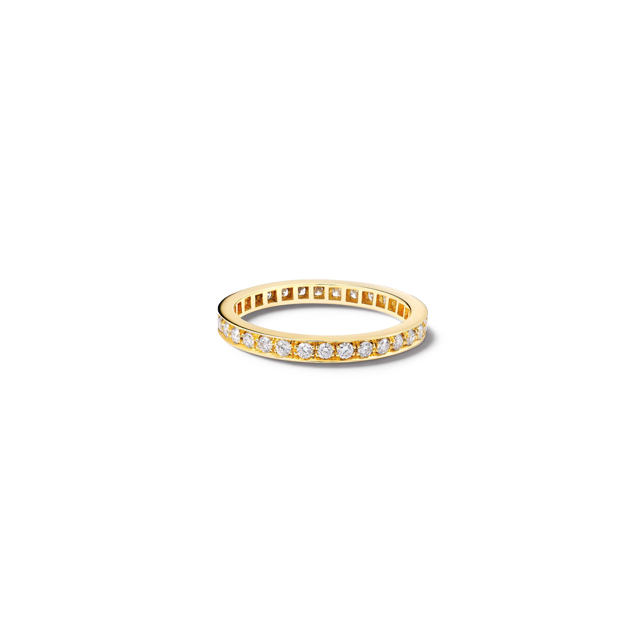 Aeternitas Etoile Eternity Ring 18ct Yellow Gold - Diamond