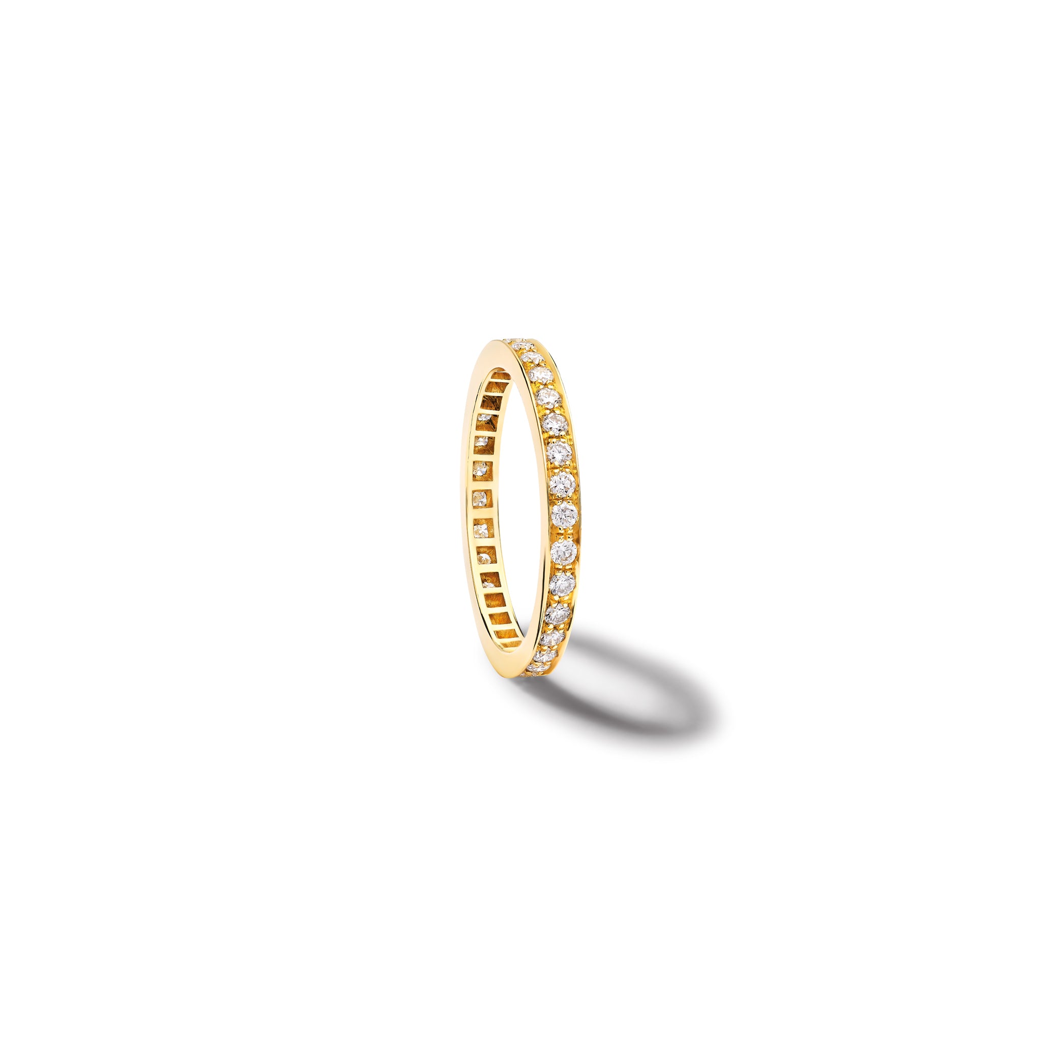 Aeternitas Etoile Eternity Ring 18ct Yellow Gold - Diamond