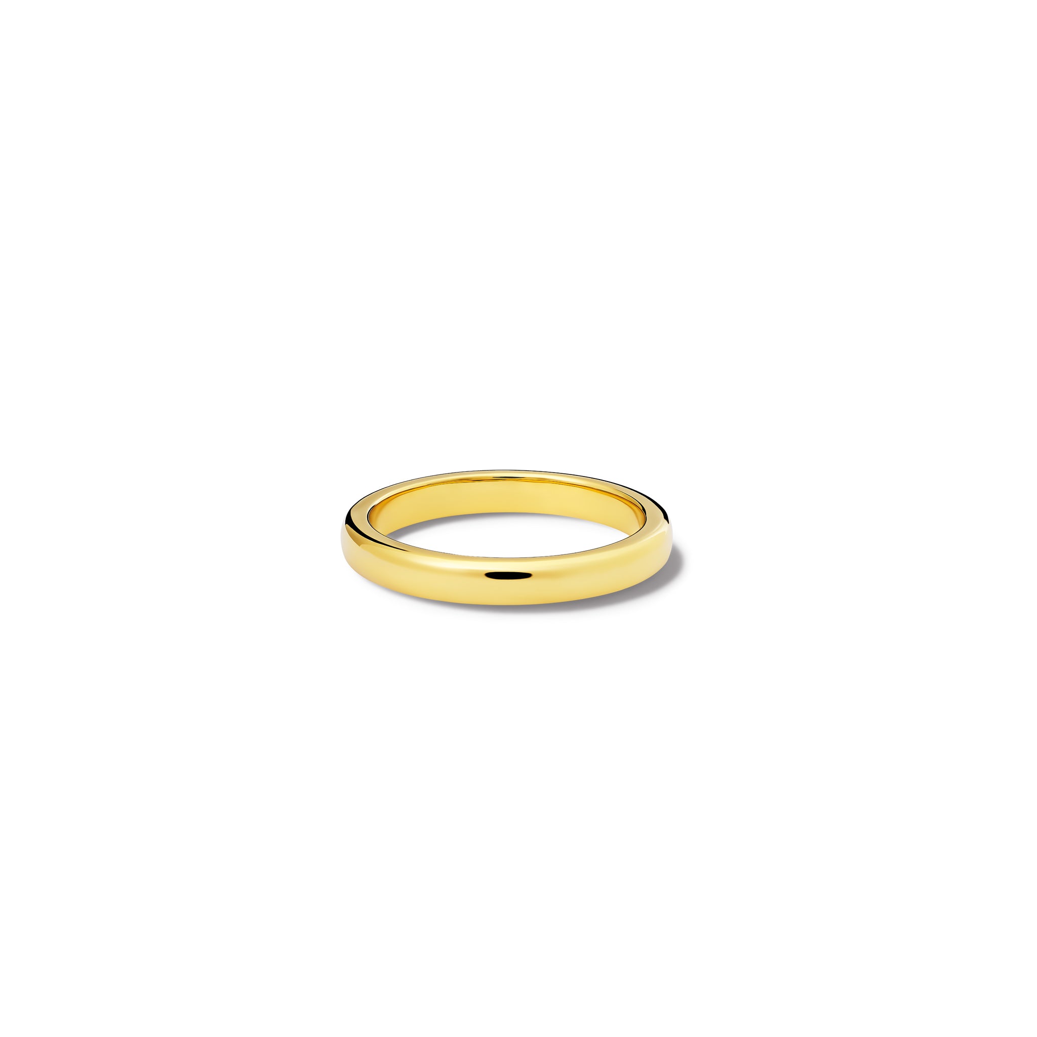 Noble 2mm Wedding Band 18ct Yellow Gold