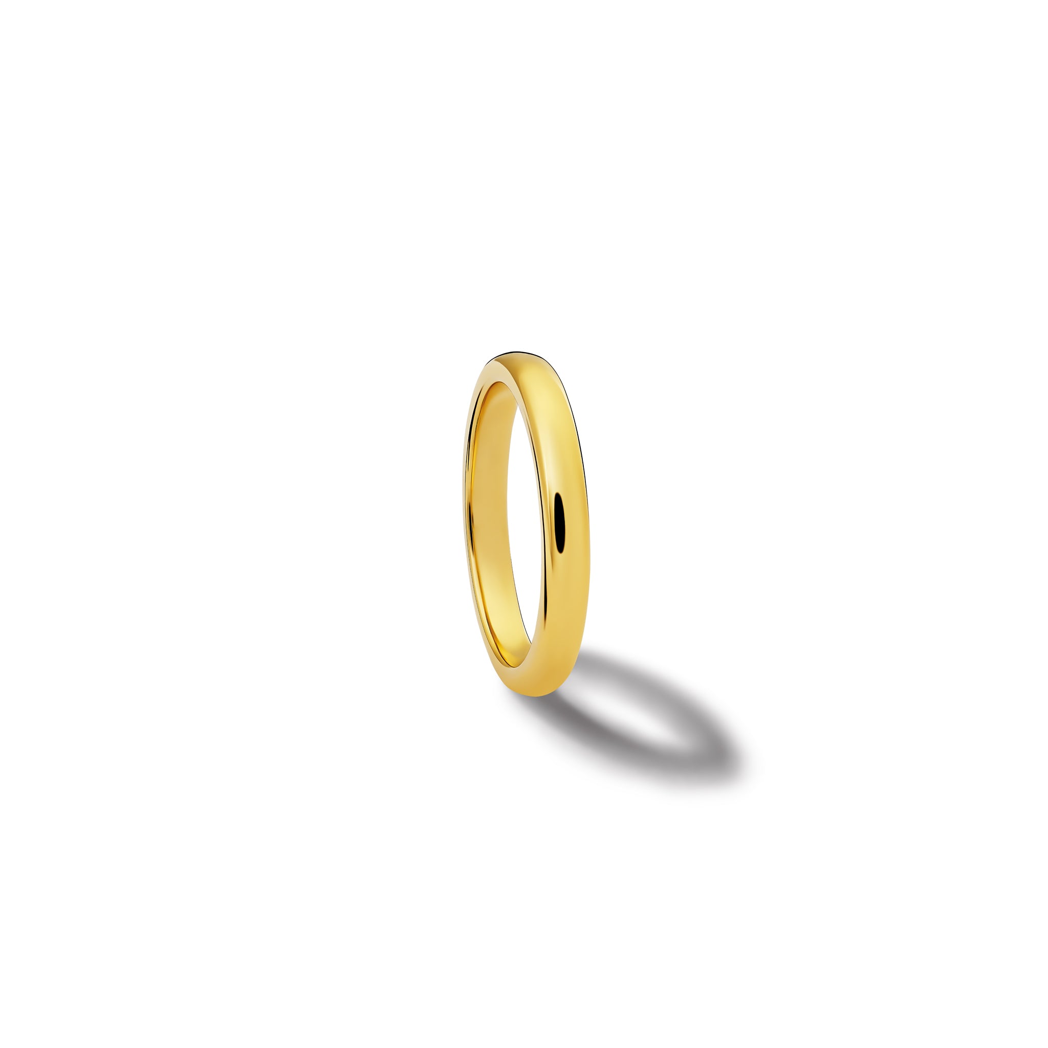 Noble 3mm Wedding Band 18ct Yellow Gold