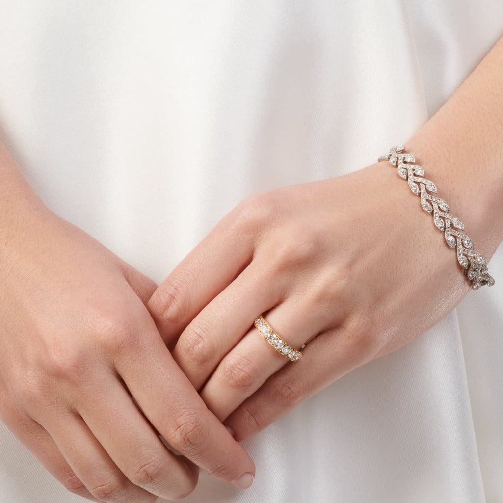 Rosemary Bracelet 18ct White Gold - Diamond